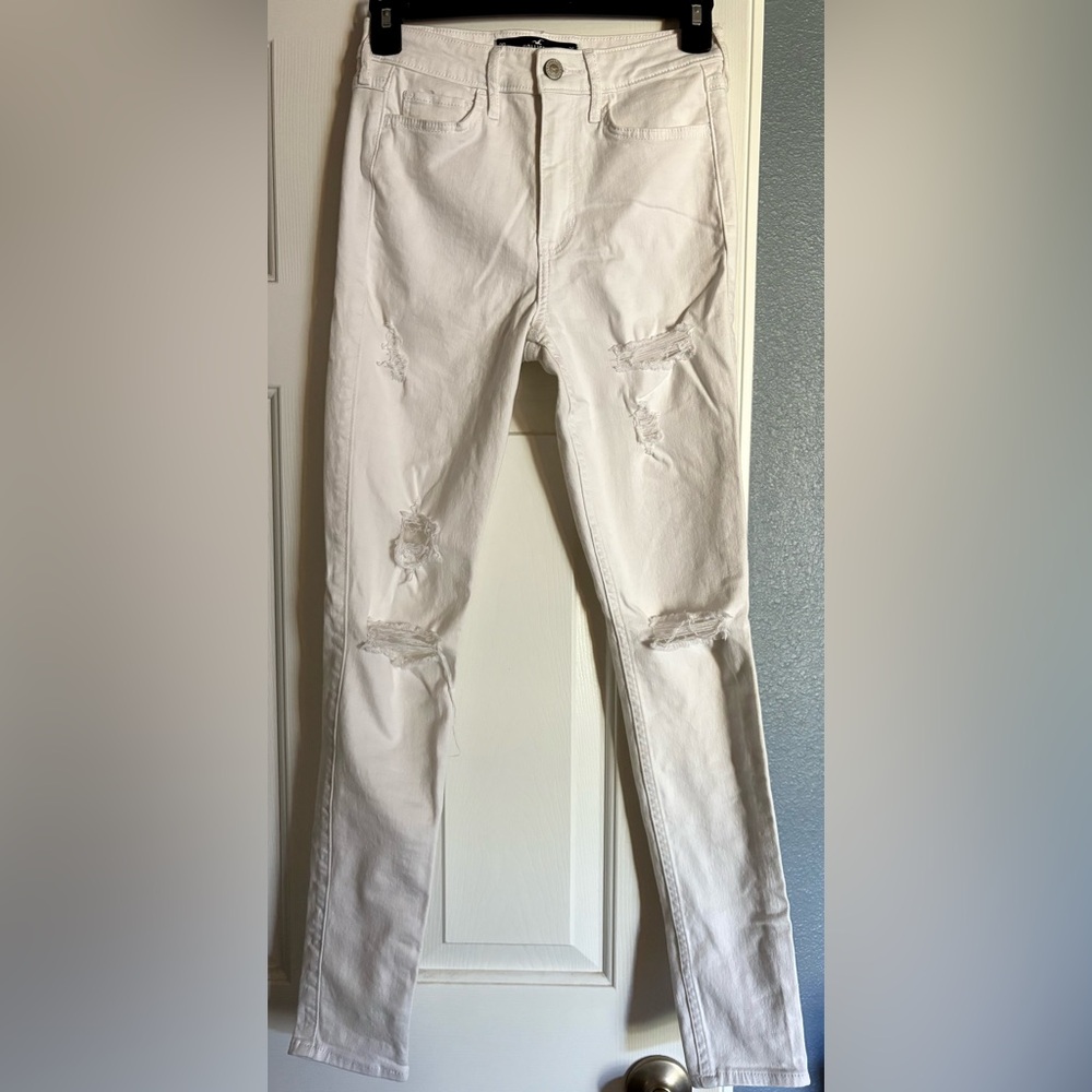 White Distressed Women's Jeans